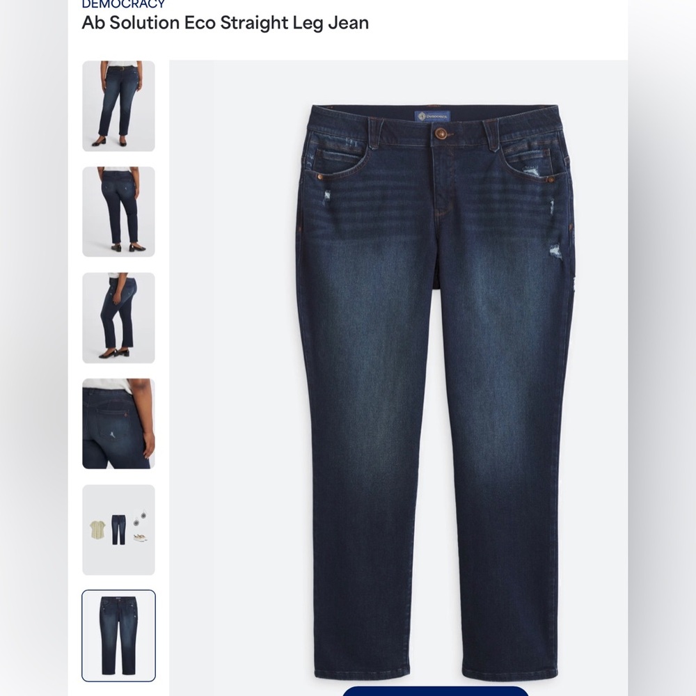 Women's Ab Solution Eco Straight Leg Jeans